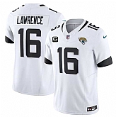 Men & Women & Youth Jacksonville Jaguars #16 Trevor Lawrence White 2023 F.U.S.E With 3- Star C Patch Vapor Untouchable Limited Football Stitched Jersey,baseball caps,new era cap wholesale,wholesale hats